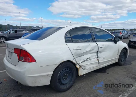 2008 Honda Civic Lx z USA, uszkodzony, nr VIN 2HGFA16568H339550